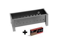 Barbecue a carbone per arrosticini Lisa Torino Camino in ferro + accendifuoco