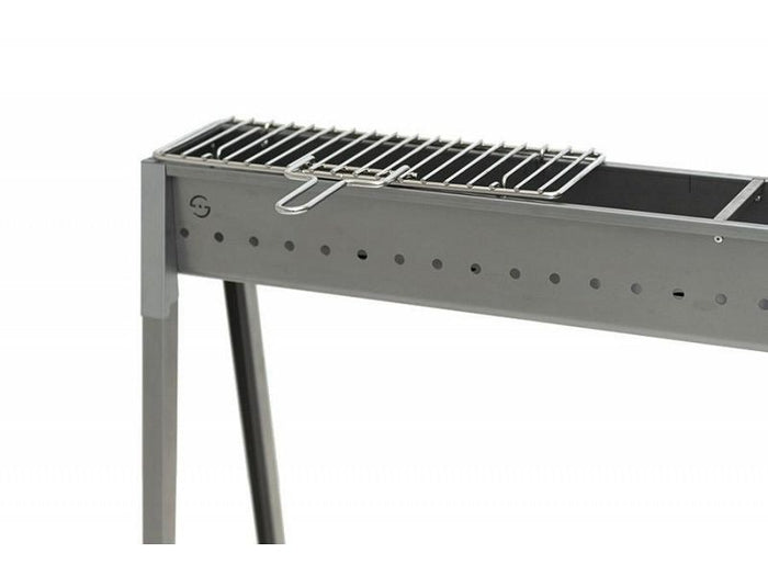 Barbecue a carbone per arrosticini Lisa Torino 100 in ferro alluminato