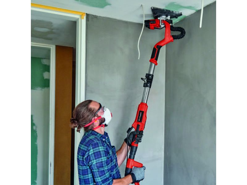Levigatrice elettrica per cartongesso Einhell TE-DW 225 X manico telescopico 165cm