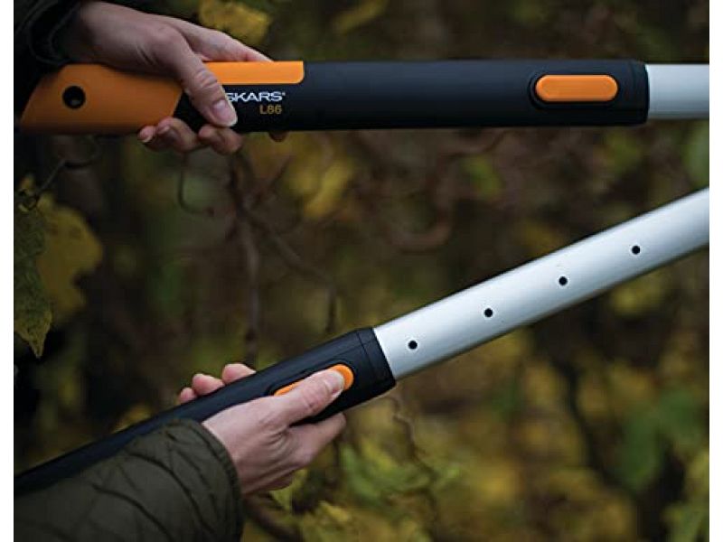 Cesoie Telescopiche per Potatura Fiskars SmartFit HS86, lama in acciaio al carbonio temperato e rivestimento in PTFE