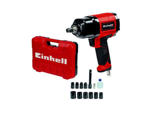 Avvitatore a percussione pneumatico Einhell TC-PW 610 con 10 accessori e bussole