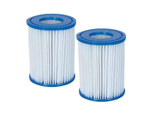Cartuccia filtro Bestway 58094 per pompa piscina fuoriterra diametro 10,6cm 2 pezzi