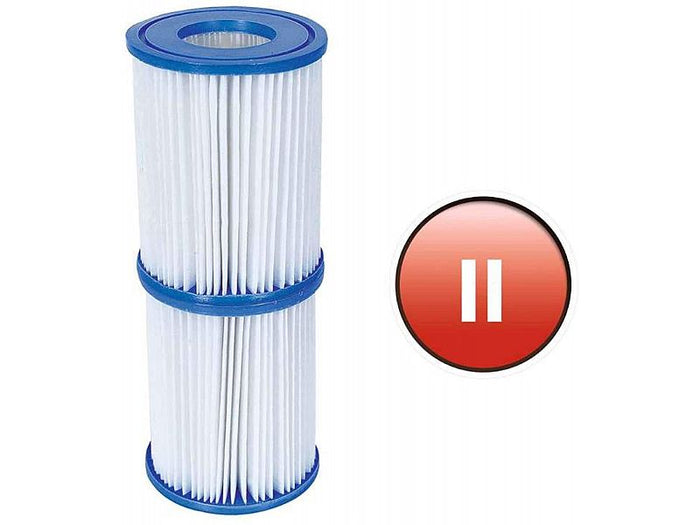 Cartuccia filtro Bestway 58094 per pompa piscina fuoriterra diametro 10,6cm 2 pezzi
