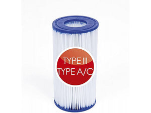 Cartuccia filtro Bestway 58012 per pompa piscina fuoriterra diametro 10,6cm