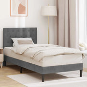 Struttura del letto Grigio Scuro 90 x 200 cm Velluto 42027638