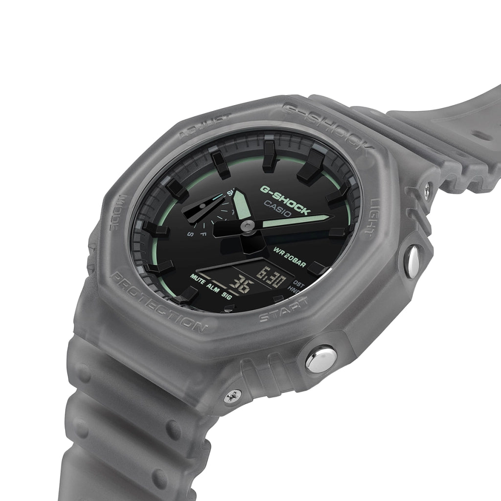 CASIO G-SHOCK Mod. OAK - SMOKE LIGHT SERIE - BLACK ***NEW!***