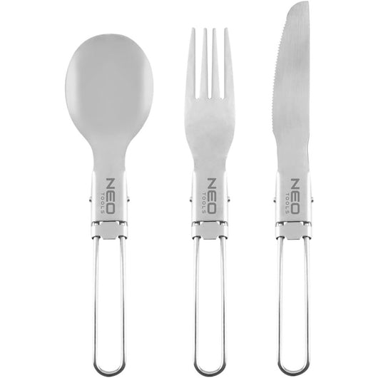 Topex 63-148 posate da viaggio p pieghevoli 3 in 1