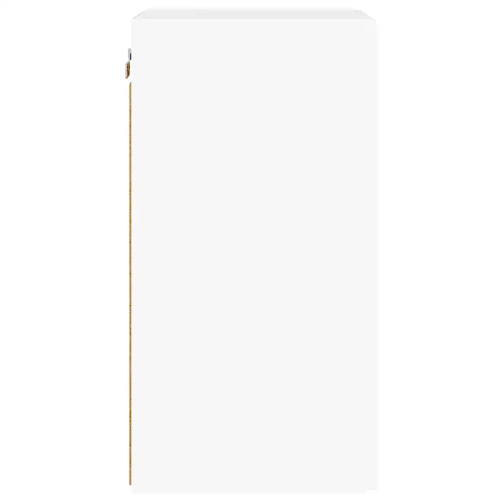 Mobile TV da parete-Mobile TV a Muro-Credenza TV Bianco Lucido 30 x 31 x 60 cm