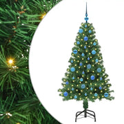Albero di Natale | Decorazioni natalizie artificiale con 150 LED Verde 150 cm