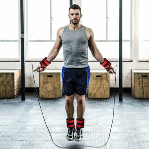 Set 4 Pesi Polsi e Caviglie 2 kg + 1 kg Allenamento Palestra Aerobica Fitness