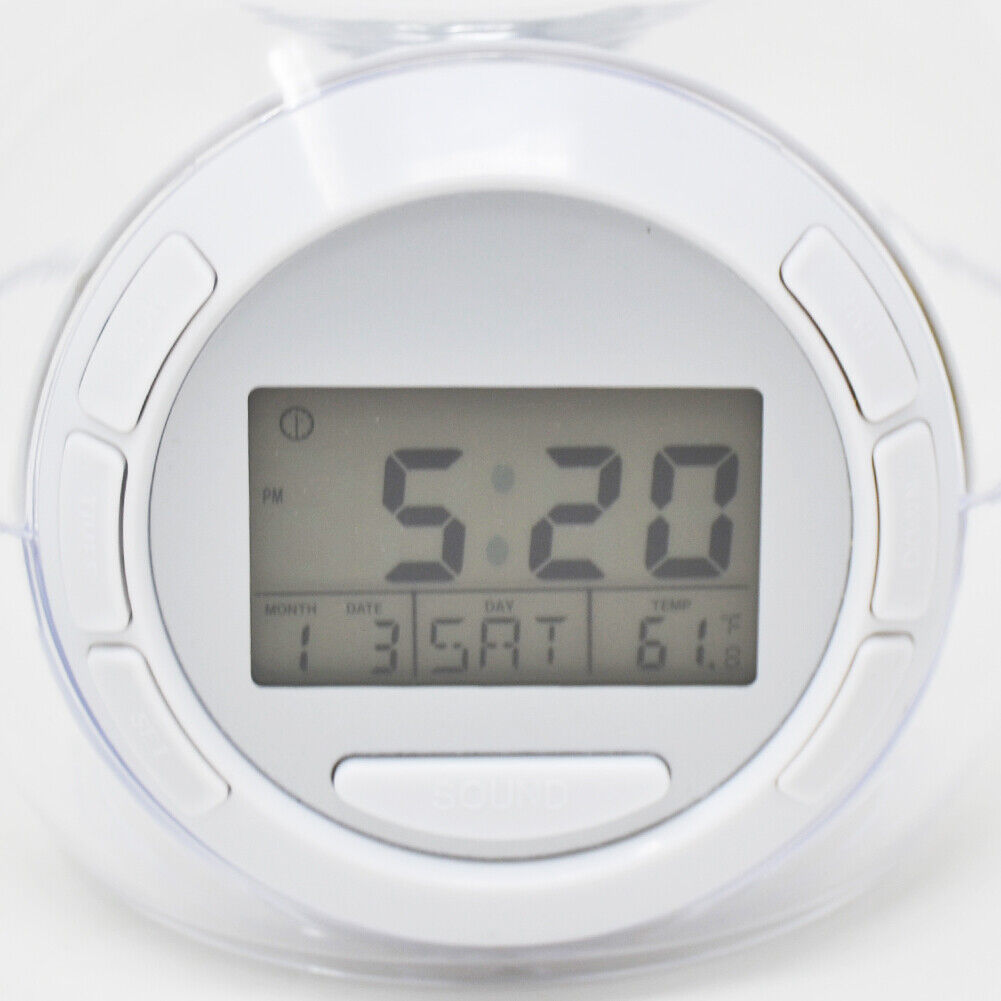 Orologio Digitale con Luce LED Suoni Naturali Data Timer Meteo Temperatura Casa