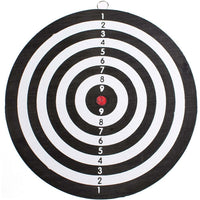 Gioco Tirassegno Tiro al Bersaglio con 2 Freccette Dart Board Sport Game 24cm