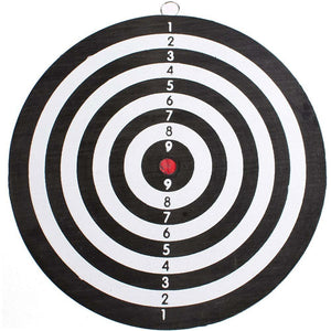 Gioco Tirassegno Tiro al Bersaglio con 2 Freccette Dart Board Sport Game 24cm