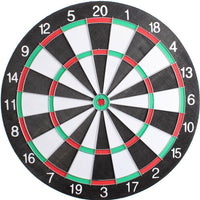 Gioco Tirassegno Tiro al Bersaglio con 6 Freccette Dart Board Sport Game 40cm
