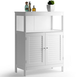 Mobiletto Mobile Armadietto Bagno 2 Ante Arredamento MDF Dimensioni 60x30x80 cm