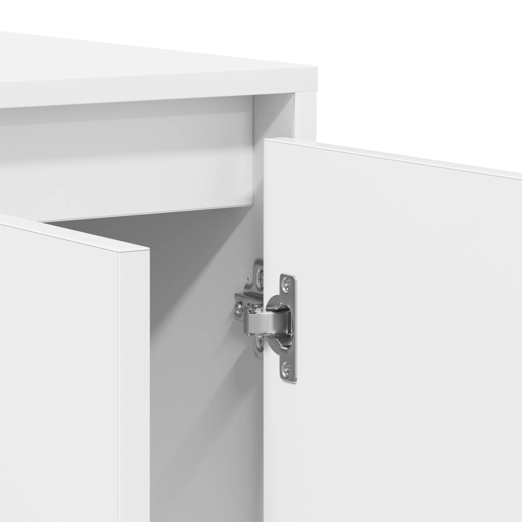 Credenza Bianca Bianca Legno Ingegnerizzato 120 x 41 x 75 cm