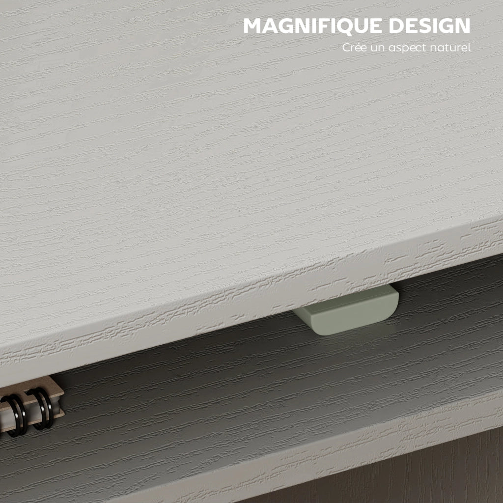Scrivania per computer con ripiano ¨C Minimal ¨C 90x50x74 cm grigio