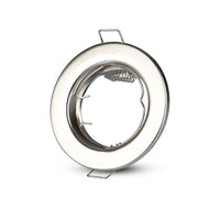 GU10 Round Spotlight Fitting Satin 2 PC/scatola