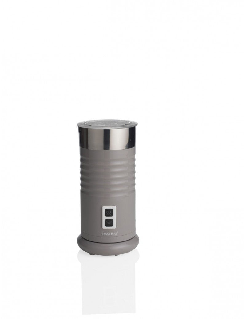 Scalda-monta latte schiumotto automatico tortora in alluminio e plastica pc