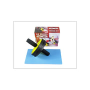 Trade Shop - Attrezzo Ruota Per Allenamento Muscoli Addominali Plank Palestra Fitness -