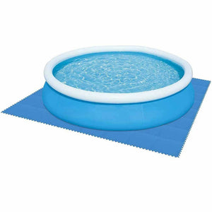 Tappeto Base PIscina Fuoriterra Tappetino Piastrelle Puzzle 8pz 50x50 cm 1,9mq