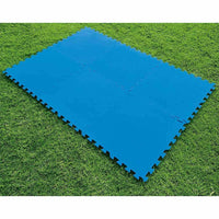 Tappeto Base PIscina Fuoriterra Tappetino Piastrelle Puzzle 8pz 50x50 cm 1,9mq