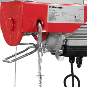 Paranco Elettrico Argano Montacarico Verricello Sollevatore Carico 200/400 kg