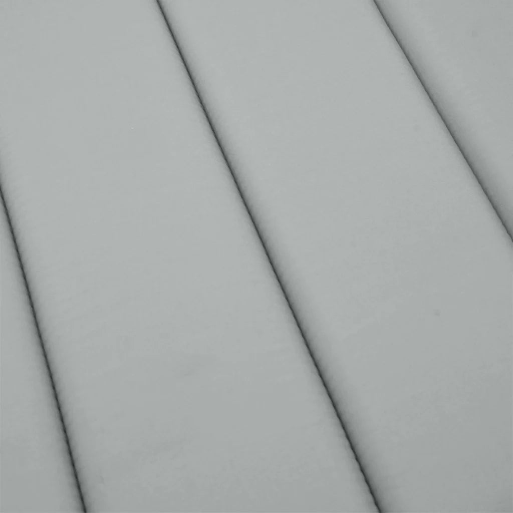 vidaXL Cuscino per Lettino Prendisole Grigio Chiaro Mélange 186x58x4cm
