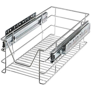 Set 2 Cassetti Cassetto Telescopico Cucina 30cm Cestello Estraibile Salvaspazio