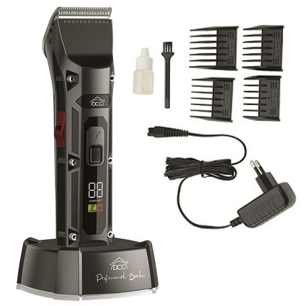 Rasoio Taglia Capelli Elettrico Ricaricabile Regola Barba 4 Pettini Da Viaggio