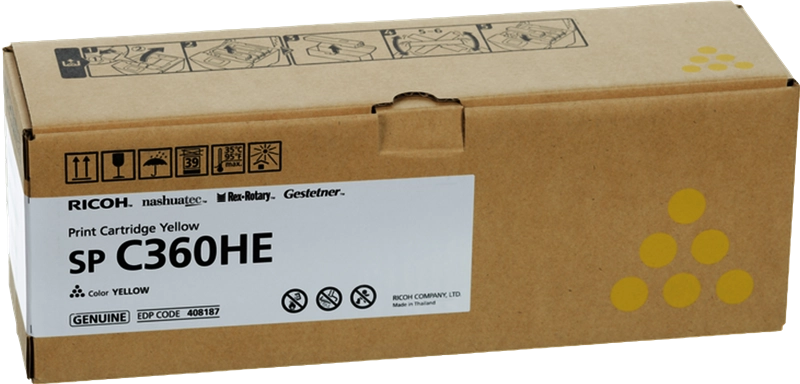 Ricoh 408187 cartuccia toner 1 pz Originale Nero