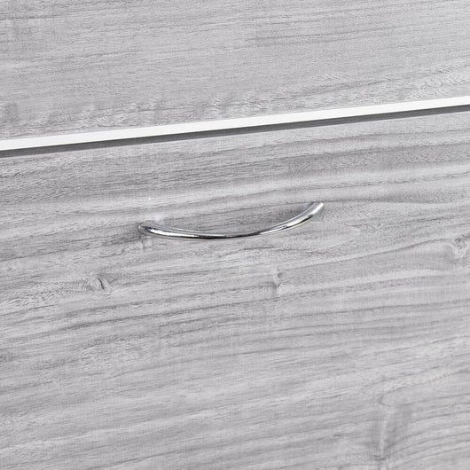 Scarpiera 4 Ante Ripiani Porta Scarpe Doppia Profondita Legno 63x24x150 Grigio