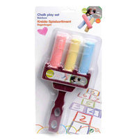 Set 4 pezzi Gesso supporto con 3 maxi gessetti per giocare Rainbow Arcobaleno