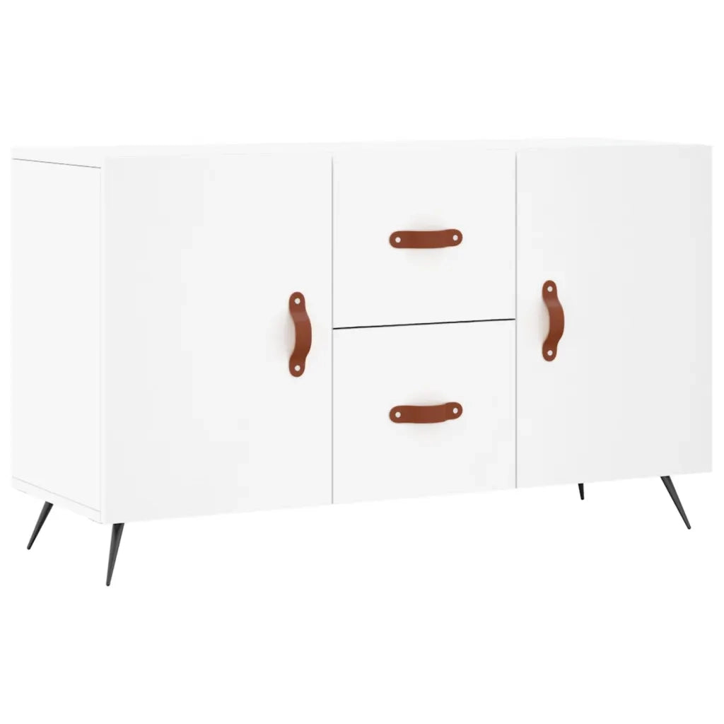 Credenza Bianca 100x36x60 cm in Legno Multistrato