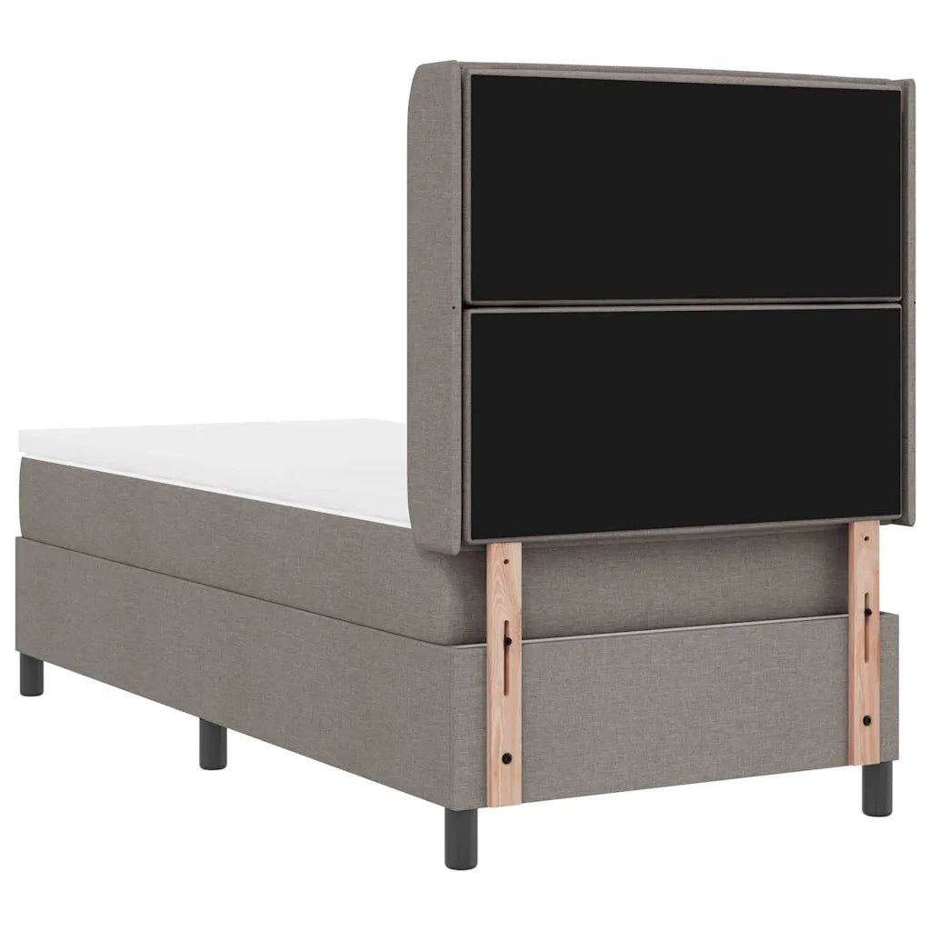 Letto a Sorgente LED con materasso Talpa 100 x 200 cm Tessuto 3343431