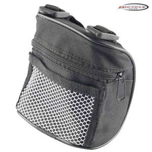 Borsa Da Sella Per Bicicletta Sacca Porta Oggetti 14x8x21cm Saddle Bag Nero