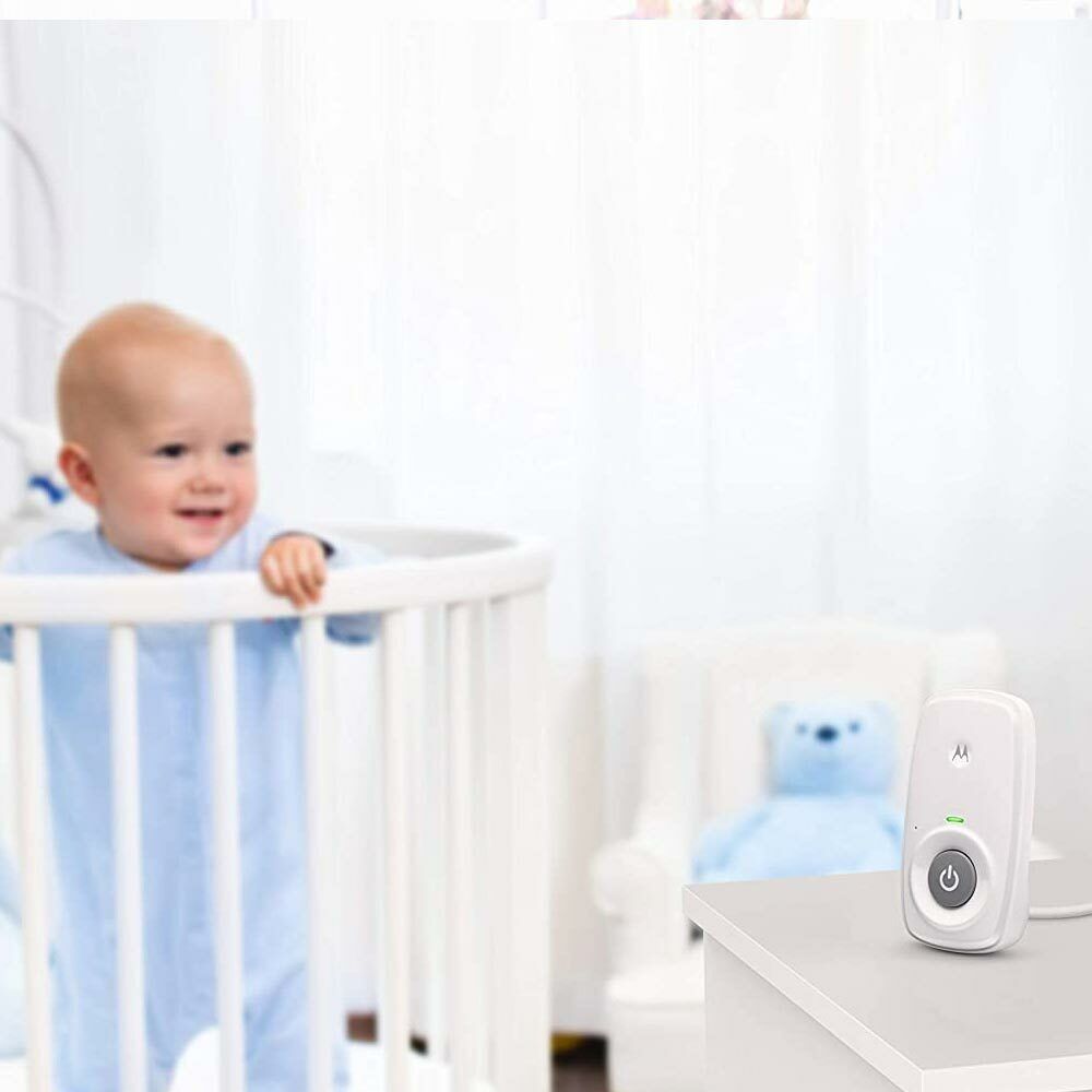 Motorola AM24 Baby Monitor Controllo Sonno Bambino Neonato Audio Display Walkie