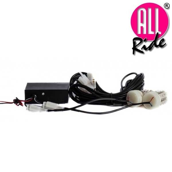 Kit lampade anteriori per auto 3 funzioni 26 Led H7 12 Volt con centralina