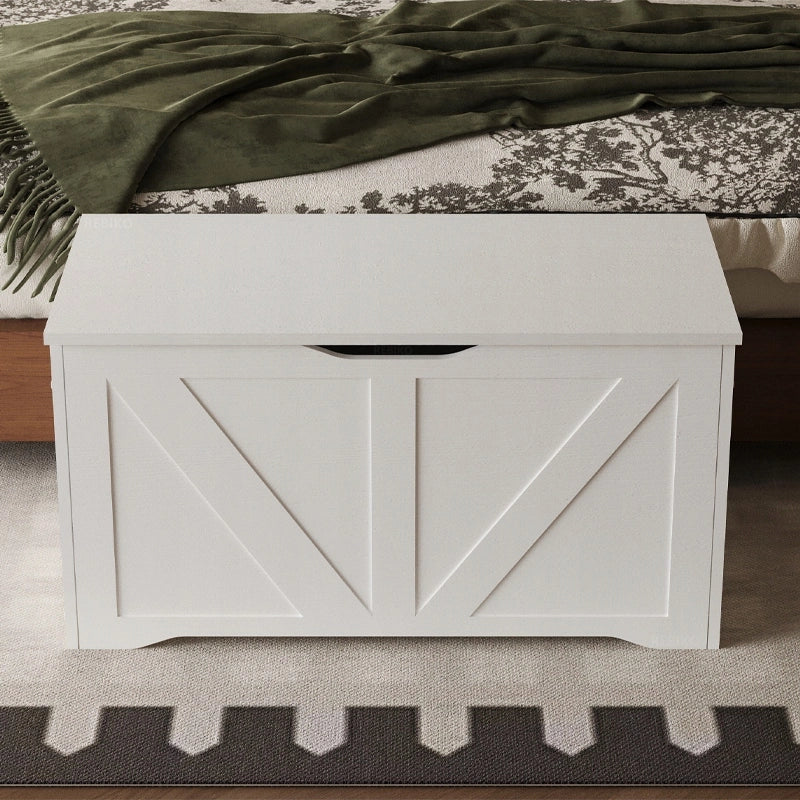 GRANDE CASSA DI LEGNO PER CONSERVARE LA BIANCHERIA DA LETTO 80 CM