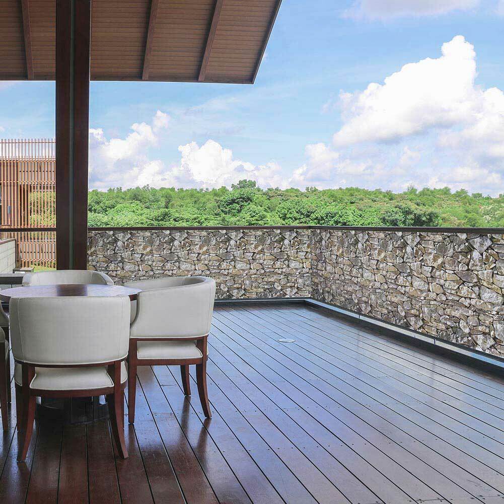 Telo Copertura Frangivista Frangivento Ringhiera Protezione Vento Balcone Pietra