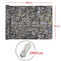 Telo Copertura Frangivista Frangivento Ringhiera Protezione Vento Balcone Pietra