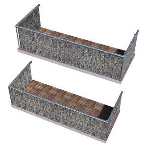 Telo Copertura Frangivista Frangivento Ringhiera Protezione Vento Balcone Pietra