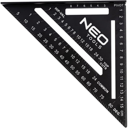 Topex 72-102 squadra in allumini nio 15 cm ds