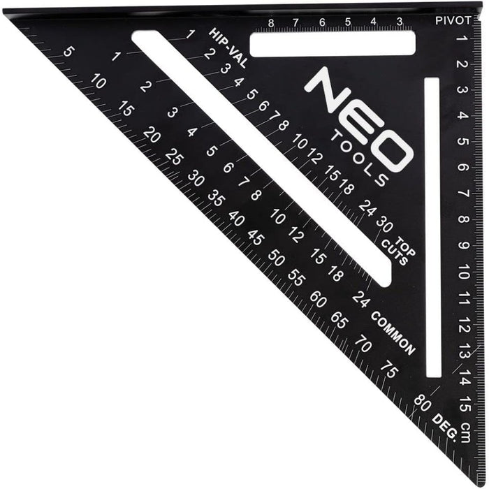 Topex 72-102 squadra in allumini nio 15 cm ds