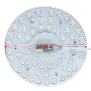 Circolina LED Disco Calamita Sotituzione Neon Plafoniera Luce Bianca 24W 2160LM