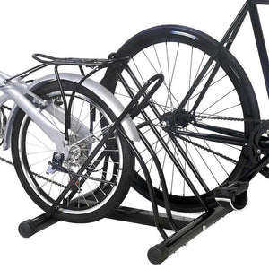 Rastrelliera Porta Bici 2 Posti Multipla Cavalletto Parcheggi Biciclette Acciaio