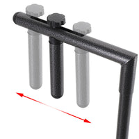 Tavolo Tavolino Ringhiera Esterno Balcone Pieghevole Metallo e Polyrattan Marron