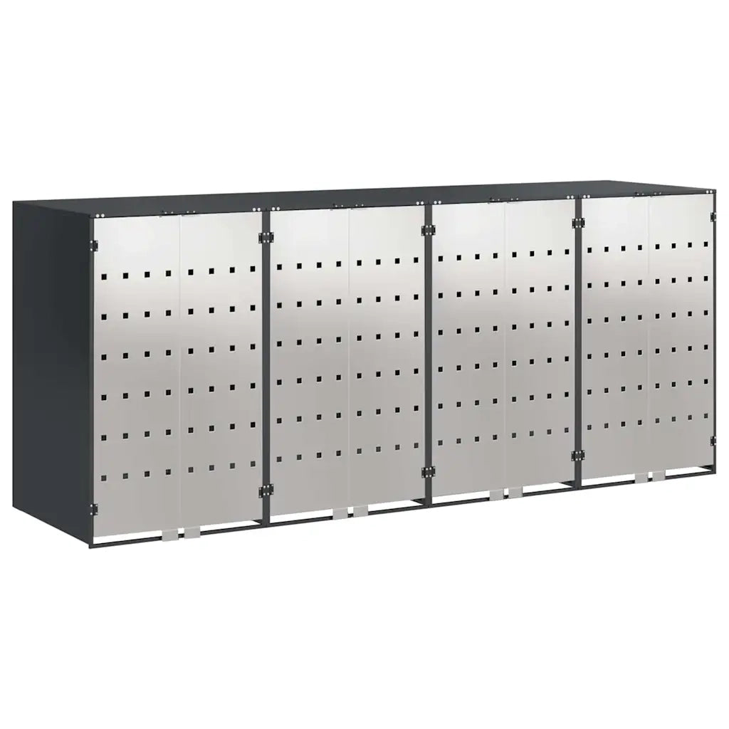 Contenitore per Rifiuti per 3 Bidoni 340 x 77.5 x 115.5 cm