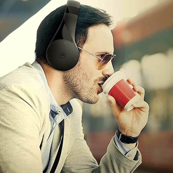 Cuffie Bluetooth Motorola Sound Moto Escape Pieghevoli con Microfono Nero