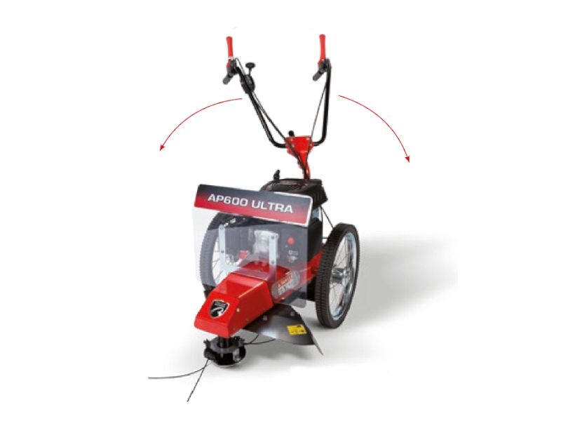 Decespugliatore a ruote ItalianPower AP600ULTRA motore Rato 223cc 5.3Hp taglio 60cm